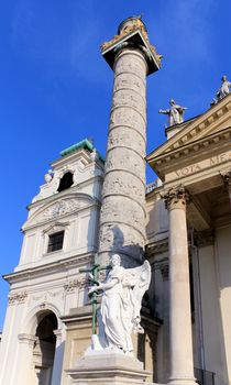 St. Charles's Church, Vienna. Austria