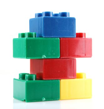 Building Blocks Isolated On White