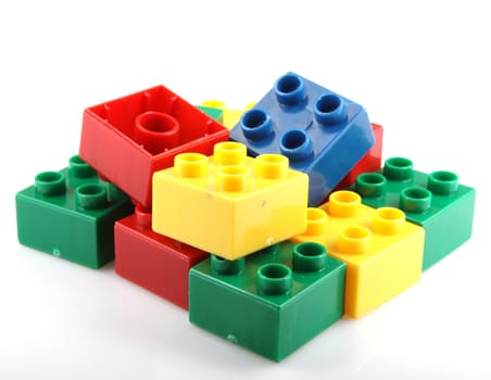 Building Blocks Isolated On White