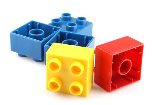 Building Blocks Isolated On White