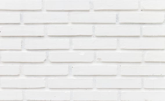Abstract brick white wall
