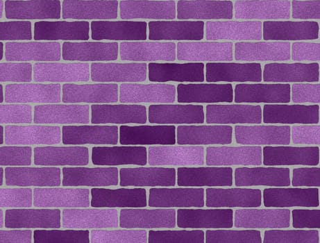 Purple brick wall