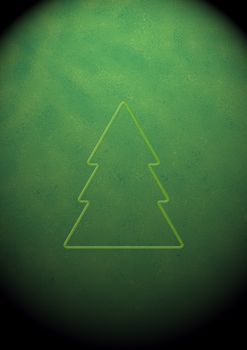 New year background with pine tree. Christmas decoration pattern.