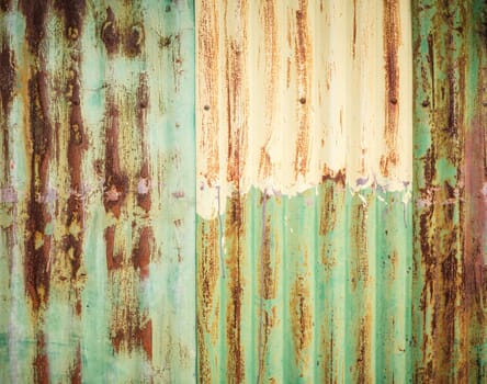 Old galvanized steel