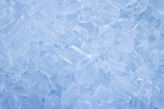 Background of ice cubes