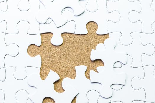white jigsaw puzzle background