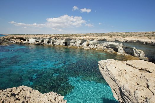 Sea Caves, Cape Greko, Ayia Napa, Cyprus, Europe