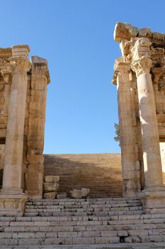 Ruins of the Greco-Roman city of Gerasa. Ancient Jerash, in Jordan.