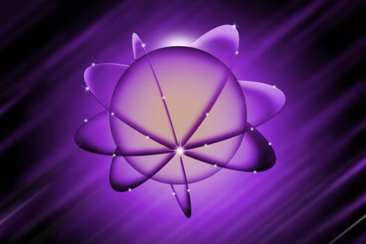Purple abstract grunge background