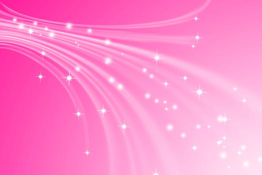 abstract line glowing, pink background