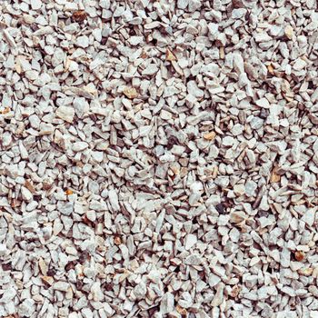 Crushed gravel texture