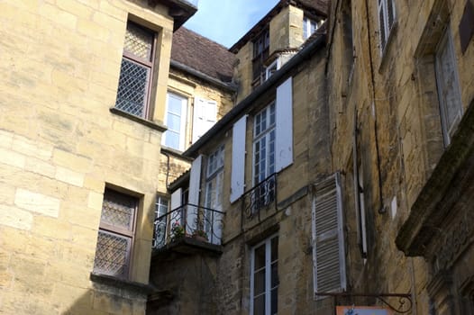 A street in the center of Sarlat