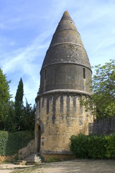 The lantern of the dead, a monument of Sarlat