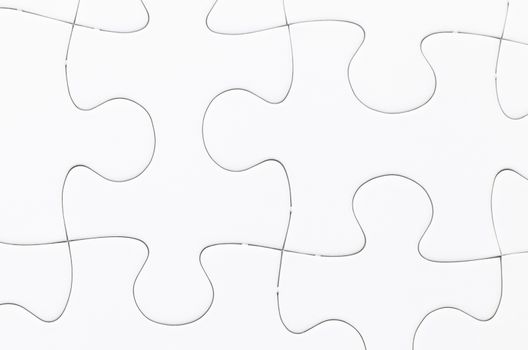 white jigsaw puzzle background