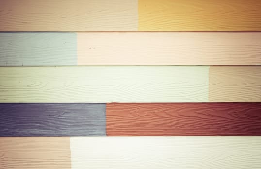 Multi color wooden wall background