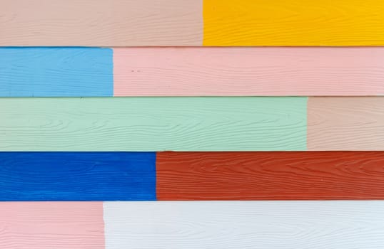 Multi color wooden wall background