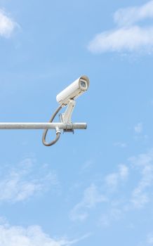 cctv and sky background