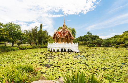 Thai temple on the water