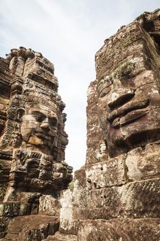 Stone faces, Bayon Temple