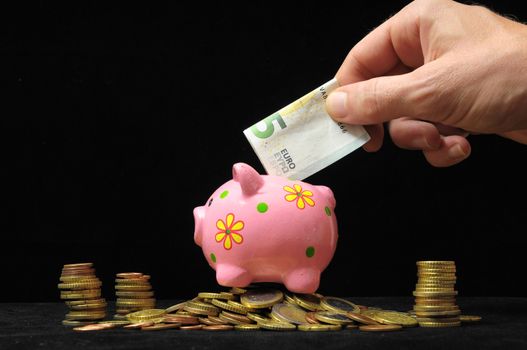 Save Money with One Pink Pig Piggy Bank