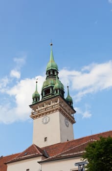 building of an old town hall in Brno, the Czech Republic