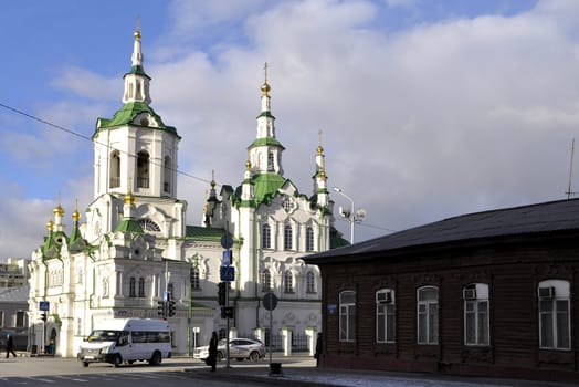 Spassky church in Tyumen. Russia.