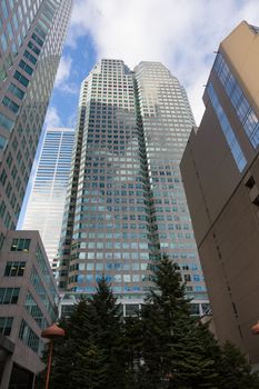 Construction of new high rise buildings in Toronto rapidly changing the skyline of the Ontario city