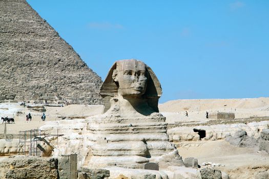 Sphinx in Egypt in Cairo