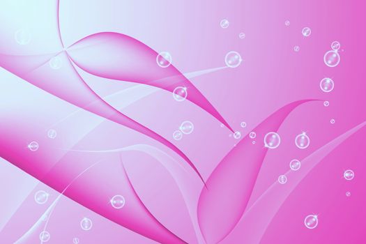 Pink abstract glowing with wavy background