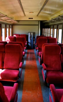 Inside Rail Car
