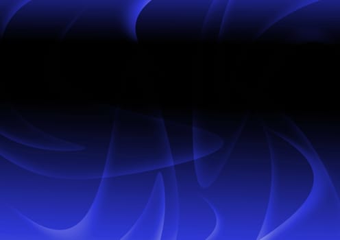 Dark blue abstract design with wavy and curve background