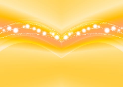 abstract curve yellow background