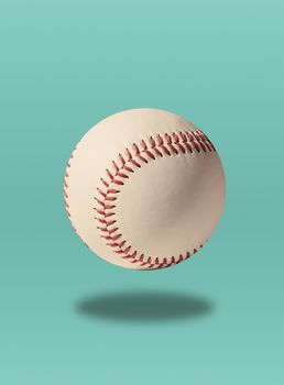 picture of a baseball ball on the air