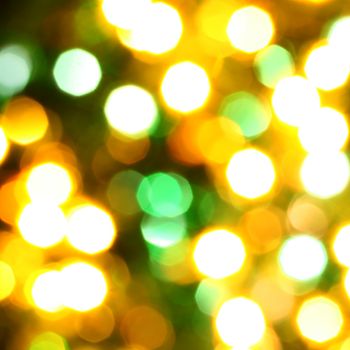 holiday card golden champagne and gift