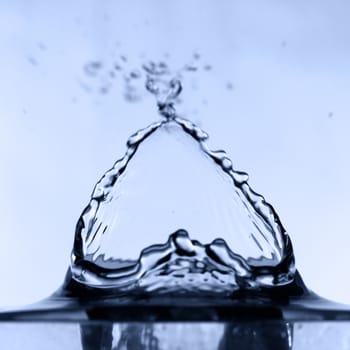 colossal water splash macro close up