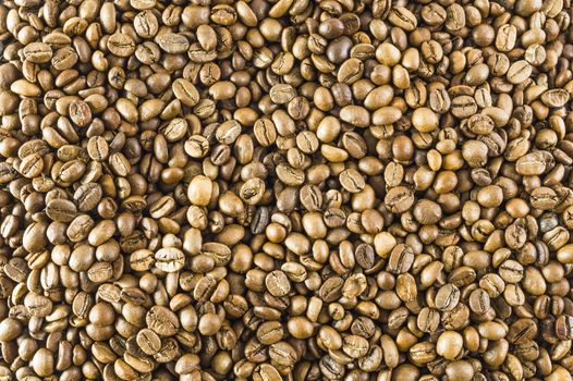 Roosted coffee beans background