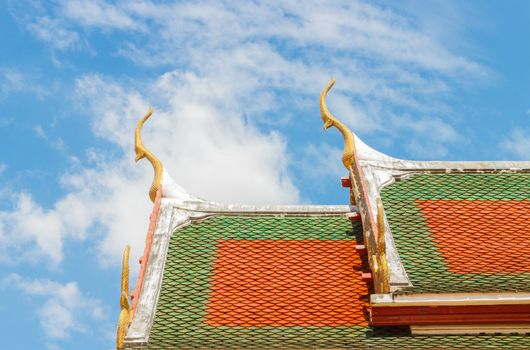 Thai temple roof