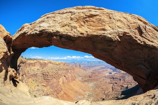 View of Mesa Arch, Canyonlands National Park, Utah , USA 