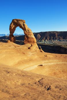 Utah's famous Delicate Arch in Arches National Park. 
