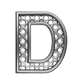 isolated metal figure