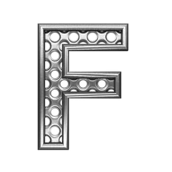 isolated metal figure