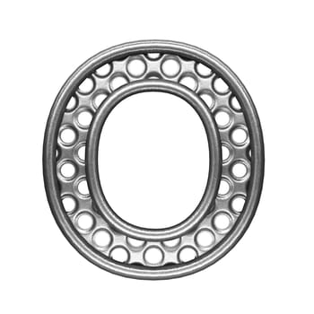 isolated metal figure