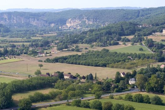 Landscape view of Domme