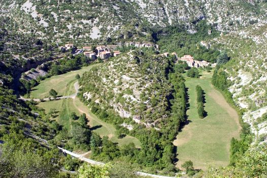 Navacelles, French natural heritage site of humanity by UNESCO