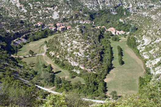 Navacelles, French natural heritage site of humanity by UNESCO