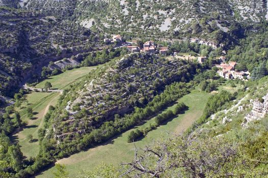 Navacelles, French natural heritage site of humanity by UNESCO