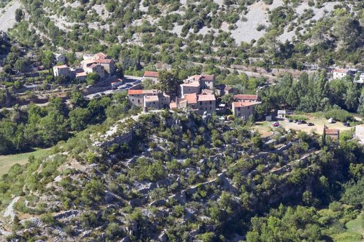 Navacelles, French natural heritage site of humanity by UNESCO