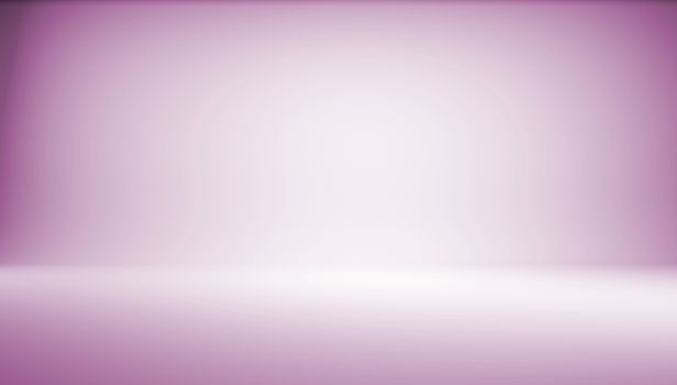 Pink gradient background. 3d rendering. Photo studio