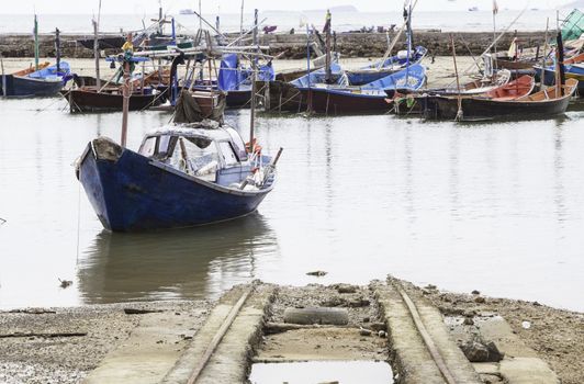 Fishing village in thailand