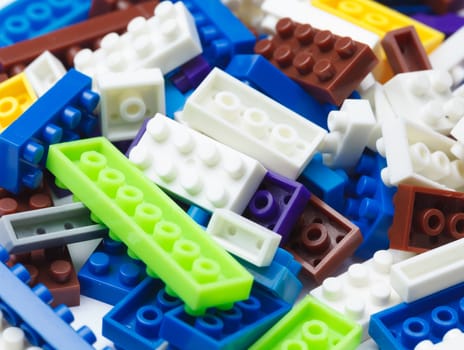 plastic toy blocks